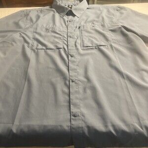Mountian Hardware Men’s Xxl Blue Shirt Short Sleeve